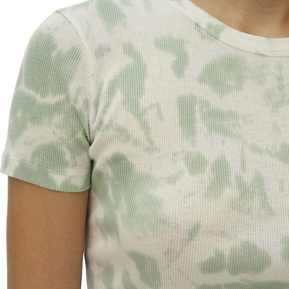 Helmut Lang RIBBED CLOUD-DYED TEE Shirt Sz XXS NWT 160 Iceberg - Picture 4 of 11